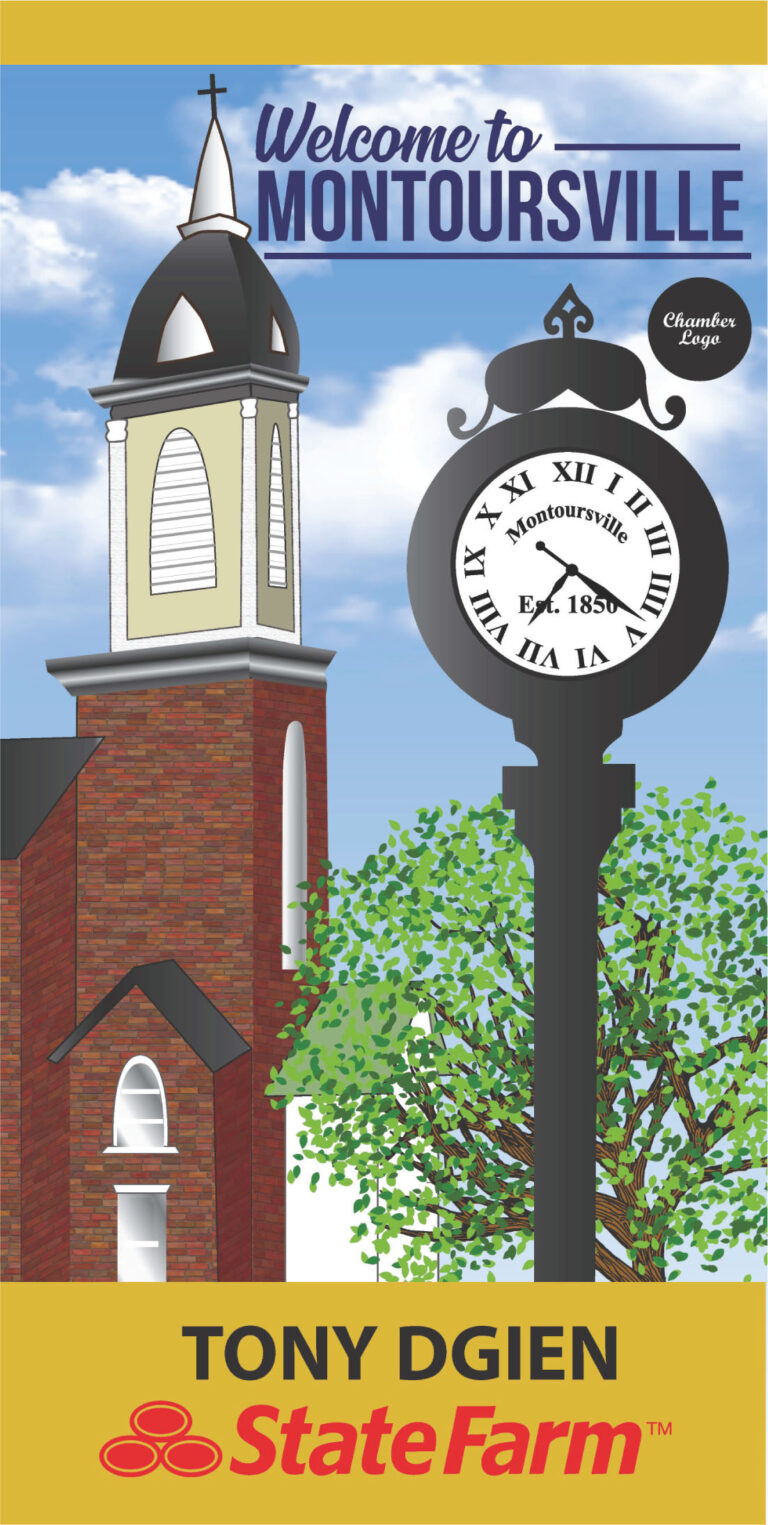 state farm welcome to montoursville graphic