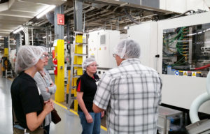 tour of an industrial facility