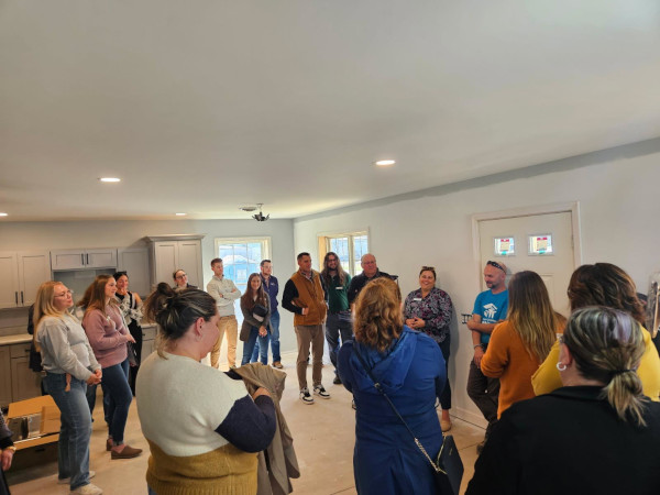 Leadership Lycoming getting ready for an activity