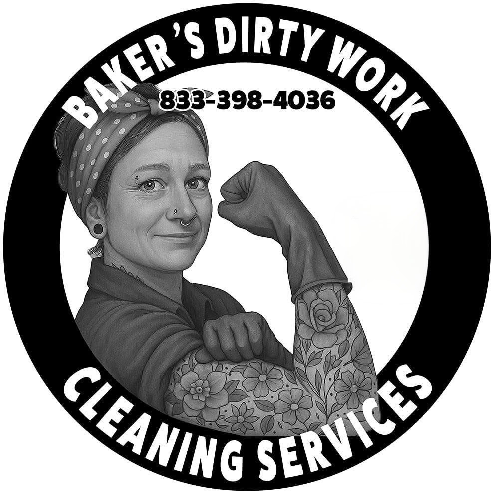 Baker's Dirty Work Cleaning Services Logo